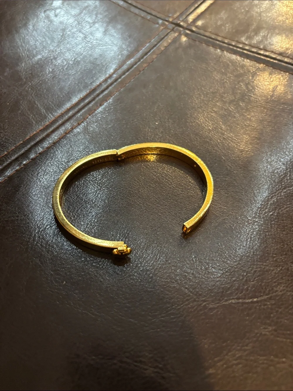 Kate Spade Gold Heart Accent Bangle Bracelet - Picture 2 of 5